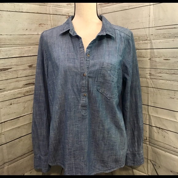 merona denim shirt